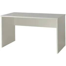 MID.YOU Jugendschreibtisch, Weiß, Holzwerkstoff, rechteckig, Wange, 65x75x140 cm, Arbeitszimmer, Schreibtische, Jugend- & Kinderschreibtische