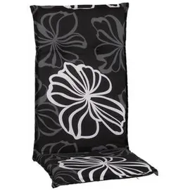 BEO Hochlehner Auflage 118 x 50 x 6 cm schwarz-weiß 4-tlg.