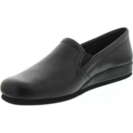 ROHDE Viborg 6402 Herren Schuhe Hausschuhe Leder, Größe:45 EU, Farbe:Schwarz - 45