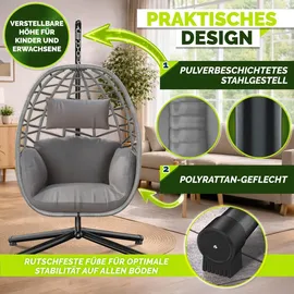 tillvex Hängesessel tillvex Grau