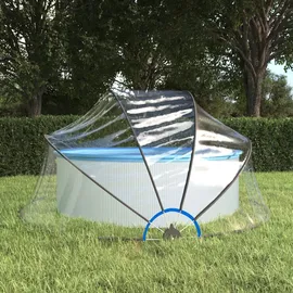vidaXL Pool-Kuppel 440 x 220 cm transparent