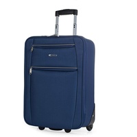 ITACA - Koffer Klein Handgepäck - Koffer Handgepäck 55x40x20 Leicht und Robust - Reisekoffer Klein aus Hochwertigen Materialien T71950, Marine Blau