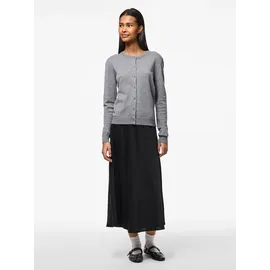 Pieces PCNORA LS O-NECK KNIT CARDIGAN NOOS grau XL