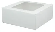 Greenbox Patisserie Boxen mit Sichtfenster, 18 x 18 x 7,5 cm DRE03431 , 1 Karton = 5 Packungen à 50 Stück
