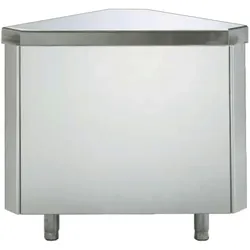 Neutrale selbstbedienthekenmöbel äusserer winkel 90° - 1414x700x850 mm - 10484300 Eurast