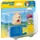 Playmobil 1.2.3 Bauarbeiter mit Schubkarre (6961)