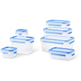Emsa Frischhaltedose rechteckig blau 0,15/0,2/0,55/1,1/2,2 l 14-tlg.