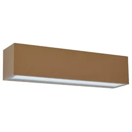 LUCANDE LED Wandleuchte außen Lengo (Modern) in Braun aus Aluminium Von