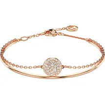 Swarovski Armreif Weiß, Roségold-Legierungsschicht | OS