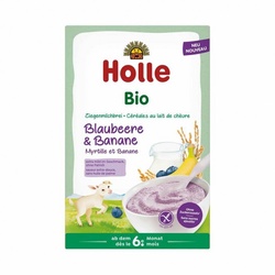 Holle Milchbrei Blaubeere und Banane aus Ziegenmilch bio