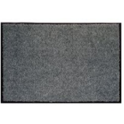 Golze PROPER TEX UNI Türmatte, 90 x 150 cm, Fußmatte aus Polyamid für den Innenbereich, Farbe: grau