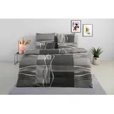 OTTO home Kelian Linon grau 200 x 200 cm + 2x 80 x 80 cm 80 x 80 cm