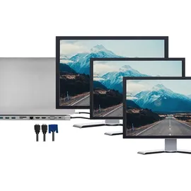 Logilink UA0373 Passend für Marke Universal USB-C® Power Delivery, integrierter Kartenleser