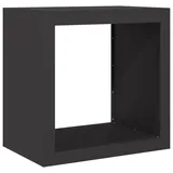 vidaXL Brennholzregal Stahl 60 x 40 x 60 cm Schwarz