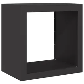 vidaXL Brennholzregal Stahl 60 x 40 x 60 cm Schwarz