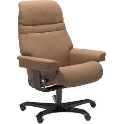 STRESSLESS Bürostuhl Sunrise Office Leder Braun Batick Latte M (Medium)