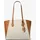 Michael Kors Taryn Shopper Kunstleder Beige/Braun