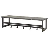 KAWOLA Wandgarderobe SESTA grau