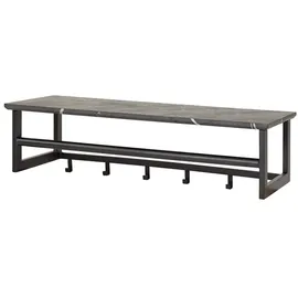 KAWOLA Wandgarderobe SESTA grau