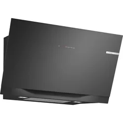Bosch DWJ91LT60, Serie 8, Umluft-Wandhaube, 90 cm, Klarglas schwarz bedruckt, Schwarz