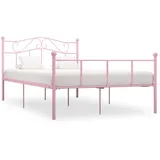 vidaXL Bettgestell 140 x 200 cm Rosa