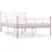 vidaXL Bettgestell 140 x 200 cm Rosa