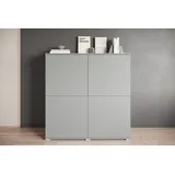 OTTO home Highboard 120 x 125 x 39,5 cm grau