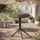 CLP Gartentisch Ø 60 x 74 cm Schwarz