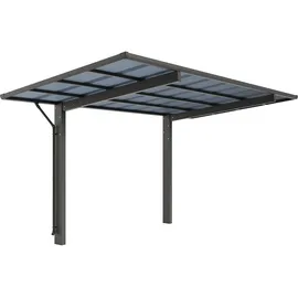 Ximax Carport Wing 2,76 x 5,31 m silber