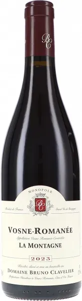 Vosne-Romanée Monopole La Montagne AOC Bruno Clavelier 2023 BIO