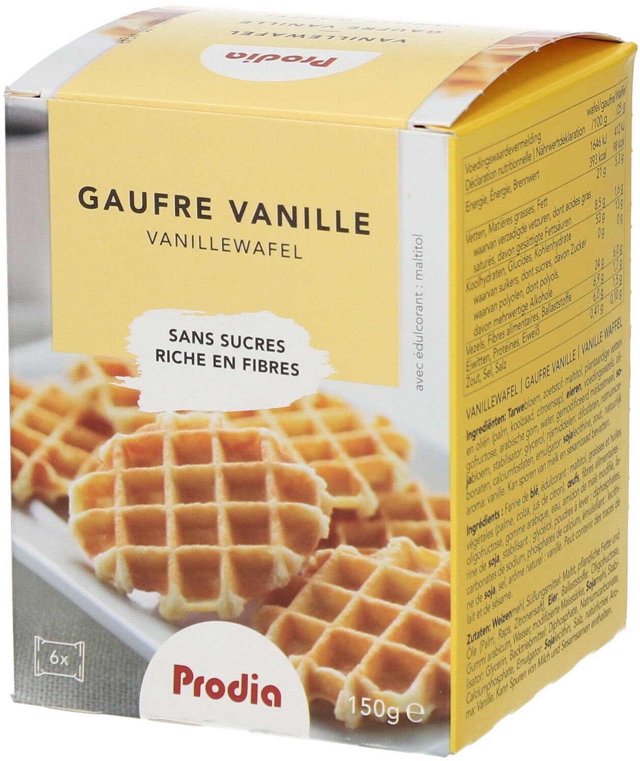 Prodia Vanille Waffeln