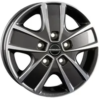 Borbet Leichtmetallfelge Fiat Ducato Light mistral anthracite 16 Zoll, 1600 kg