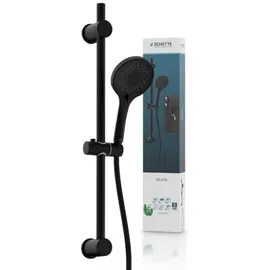 Schütte Stangenbrause-Set Raven Schwarz Matt