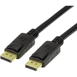 Logilink DisplayPort Anschlusskabel DisplayPort Stecker, DisplayPort Stecker 1.00m Schwarz
