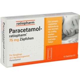 Ratiopharm Paracetamol-ratiopharm 75 mg Zäpfchen