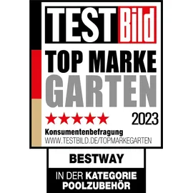BESTWAY Sicherheits-Poolleiter grau 132 cm
