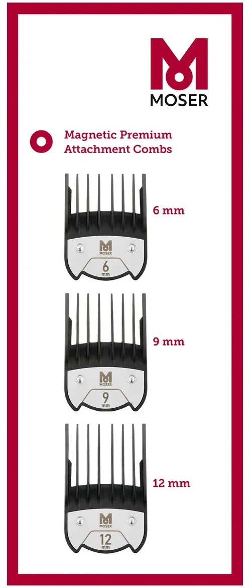 Moser Premium Magnet-Aufsteckkammset