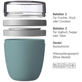 Mepal Lunchpot Ellipse mini weiß 0,42 l