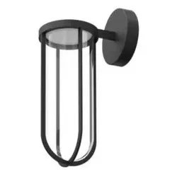 Flos - In Vitro Außen Wandleuchte Black