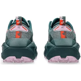 Asics Trabuco Max 4 Damen Cold Moss/Nova Orange 42