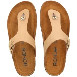 ROHDE Damen Zehentrenner Pantolette Leder Rodigo-D 5860, Größe:40 EU,