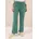 Cordhose High Waist Grün 33
