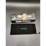 Saint Algue Demeliss TITANIUM Dampfglätterer integriertes Maxi Reservoir 40 ml Abnehmbarer Seitenkamm Extreme Glättung und Haarschutz Gold Champagner-Kraft