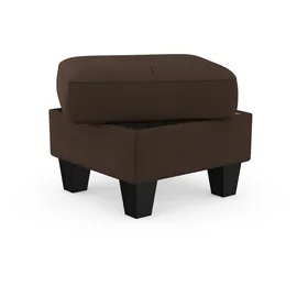 sit&more Stauraumhocker Belluci 58 x 48 x 58 cm Braun