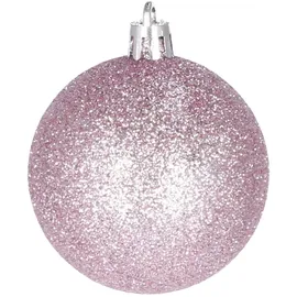 SPRINGOS Weihnachtskugeln 77 Stück, Rosa, bruchsicher, Baumschmuck, Weihnachten, Weihnachtsbaum-arrangement, Stilvoll