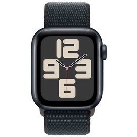 Apple Watch SE GPS + Cellular 40 mm Aluminiumgehäuse mitternacht, Sport Loop mitternacht