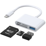 Joyroom S-H142 Lightning auf USB OTG Adapter microSD (weiß)