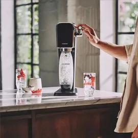 Sodastream Art black + Kunststoffflasche + CO2-Zylinder