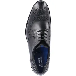 LLOYD Herren Schnürhalbschuhe Marian, Männer Businessschuhe,Derby,lose Einlage,Normalweit,Schnuerschuhe,Schnuerer,Schnuerung,SCHWARZ,39 EU / 6 UK