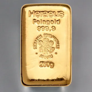 Goldbarren 250g HERAEUS - Resale